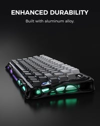 GravaStar Mercury K1 75% Mechanikus Gaming Billentyűzet Alumínium Exoskeleton RGB 3