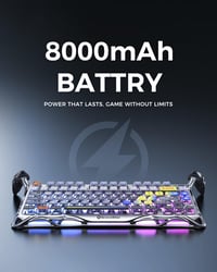 GravaStar Mercury K1 Pro Wireless Gaming Billentyűzet, 75% Alumínium, Mechanikus 6
