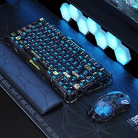 GravaStar Mercury M2 Wireless Gaming Egér 26000 DPI, 79g Ultralight, RGB, Tri-Mode 3