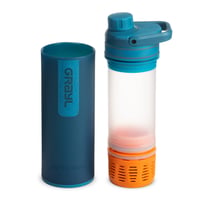 Sticlă cu filtru de apă GRAYL UltraPress 473 ml - Pentru drumeții, camping și călătorii, sticlă filtrantă, Forest Blue 2