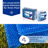 Gre CPROV510 Ljetni solarni prekrivač za ovalni bazen 500x350 cm plavi 7