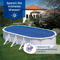 Gre CPROV510 Ljetni solarni prekrivač za ovalni bazen 500x350 cm plavi 2