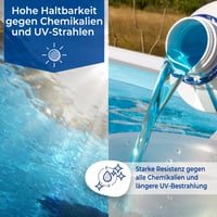 Gre FSP350 okrugla bazenska folija, promjer 350 cm, visina 90 cm, plava PVC bazenska folija 4
