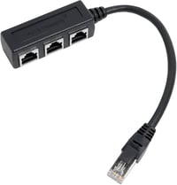 Greacesrio RJ45 Splitter 1 Apa 3 Anya Ethernet Elosztó Cat5e Cat6 Cat7 1