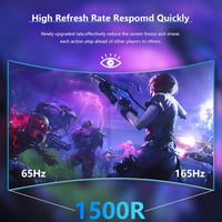 Great Voell 34" ívelt ultrawide gaming monitor - UWQHD 3440x1440, 165Hz, 1500R 3