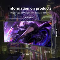 Great Voell 34" ívelt ultrawide gaming monitor - UWQHD 3440x1440, 165Hz, 1500R 9