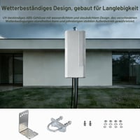 Vonkajšia 5G anténa Greatzer 22dBi, smerová MIMO anténa 600-6000 MHz, duálna polarizácia, zosilňovač pre 4G LTE router, konektory SMA a 2x TS9, 2x 10 m nízkoztratový kábel 7