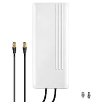 Vonkajšia 5G anténa Greatzer 22dBi, smerová MIMO anténa 600-6000 MHz, duálna polarizácia, zosilňovač pre 4G LTE router, konektory SMA a 2x TS9, 2x 10 m nízkoztratový kábel 1