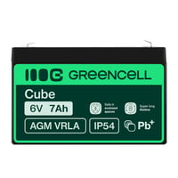Olovený gélový akumulátor Green Cell AGM VRLA 6V 7Ah pre alarmy, UPS a elektrické hračky - bezúdržbový, cyklický 2