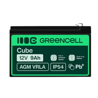 Olovený akumulátor Green Cell AGM06 12V 9Ah AGM VRLA pre UPS, záložné zdroje, alarmy, kosačky a protipožiarne systémy 151x95x65 mm 3