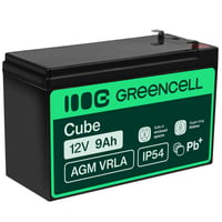 Olovený akumulátor Green Cell AGM06 12V 9Ah AGM VRLA pre UPS, záložné zdroje, alarmy, kosačky a protipožiarne systémy 151x95x65 mm 1
