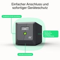 Záložný zdroj Green Cell PowerProof UPS 1000VA 700W s LCD displejom a čistou sínusoidou 4