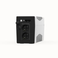 UPS Green Cell PowerProof 850VA 480W cu afișaj LCD și baterie 12V 9Ah, undă sinusoidală modificată 8