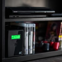 Sursă de alimentare neîntreruptibilă (UPS) Green Cell 2000VA 1200W Line Interactive AVR cu undă sinusoidală simulată, USB, RJ45, 4x prize Schuko, 230V 9