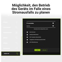 Sursă de alimentare neîntreruptibilă (UPS) Green Cell 2000VA 1200W Line Interactive AVR cu undă sinusoidală simulată, USB, RJ45, 4x prize Schuko, 230V 5
