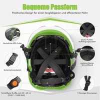 GREEN DEVIL X-Armor Védősisak Aktív Hallásvédelemmel, Átlátszó Rostéllyal, Bluetooth Funkcióval - 32dB SNR, EN397 Ipari Munkavédelmi Sisak 4