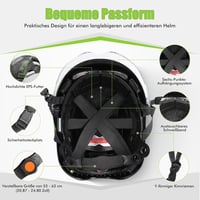 GREEN DEVIL X-Armor Védősisakok Aktív Hallásvédelemmel és Bluetooth Ipari Munkasisakok 4