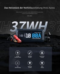 GREEN KEEPER Autó Bikázó Készlet 1000A Hordozható Powerbank 12V Indításrásegítő Benzin Dízel Akkumulátor Töltő Minden Időjárásban 3
