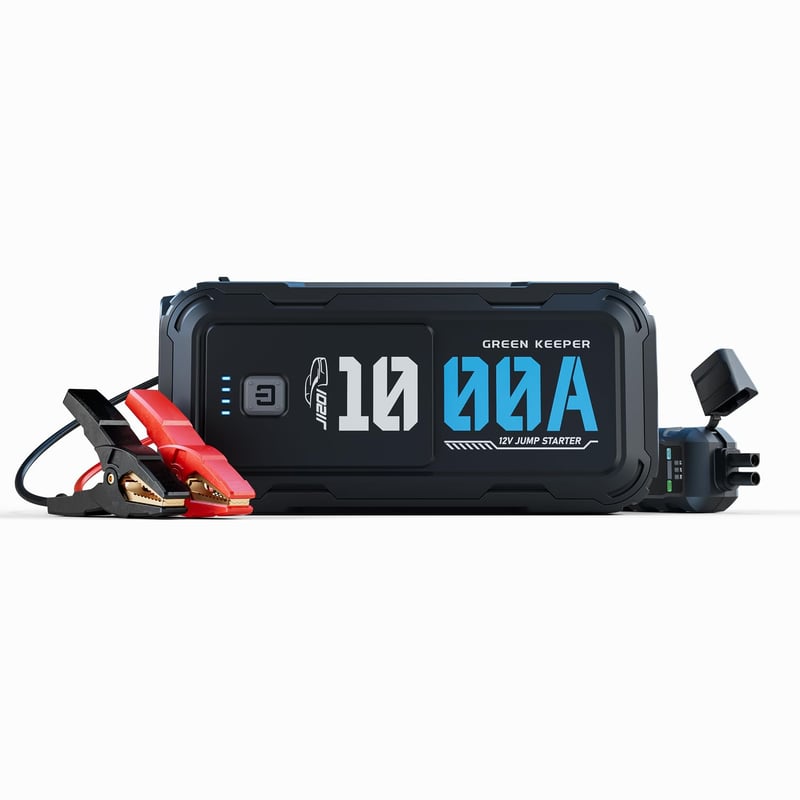 GREEN KEEPER Starter akumulatora 1000A Prijenosni powerbank 12V Booster za pokretanje Benzinski Dizel Punjač akumulatora Za sve vremenske uvjete