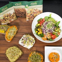 Recipient de germinare Green SEEDS Sprossenzauber, 1 buc., 500 ml, cu capac din oțel inoxidabil și tavă de colectare, pentru germinarea semințelor de broccoli, lucernă, creson, kit pentru începători 7