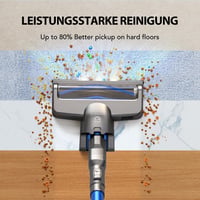 Greenote Akkumulátoros Porszívó 30 Perc Üzemidő LED Kijelzővel Kiegészítőkkel 10