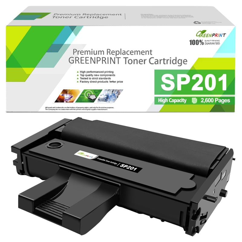 Kompatibilná tonerová kazeta GREENPRINT 407254, čierna, 2600 strán, pre tlačiarne Ricoh Aficio SP200, SP201, SP203, SP204, SP210, SP211, SP212, SP213, SP220