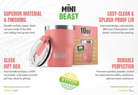 Greens Steel 10 oz rozsdamentes acél termosz pohár rózsaszín 7