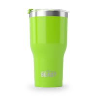 Termohrnček Greens Steel Beast 900 ml Citrónová Tráva Zelená Dvojstenný Nerezový S Slamkou Na Kávu Čaj Studené Nápoje 2