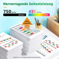 GREENSKY 305XL Kompatibilná náhradná atramentová kazeta HP – Čierna a farebná – Pre tlačiarne HP Envy 6020e 6420 DeskJet 2720e 4120e – 2 ks 4