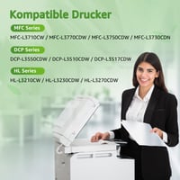 GREENSKY TN-243CMYK TN247 Kompatibilný toner pre zariadenia Brother MFC-L3750CDW, DCP-L3550CDW, HL-L3230CDW – 5 ks (2x čierny, azúrový, purpurový, žltý) 3