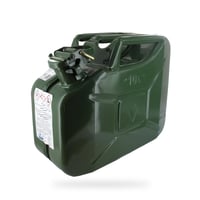 Kovová kanister Greenstar 10198, 10 litrov, čierna – so západkovým uzáverom, vnútornou antikoróznou vrstvou, spĺňa normu UN pre prepravu nebezpečných látok 1