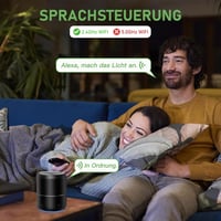 GreenSun WiFi Okos Konnektor Fogyasztásmérővel - Energiaköltség Figyelő, Időzíthető Aljzat, Alexa és VeSync Applikáció Támogatással, 3750W,  3