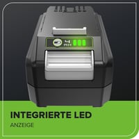 Greenworks 24V 4Ah Lítium-ion Akkumulátor Kerti Gépekhez - Gyorstöltő, LED Kijelző, Univerzális Kompatibilitás 6