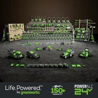 Greenworks 24V 4Ah Lítium-ion Akkumulátor Kerti Gépekhez - Gyorstöltő, LED Kijelző, Univerzális Kompatibilitás 9
