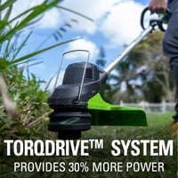 Greenworks 24V akkus fűnyíró 33cm vágásszélességgel, 2x2Ah akkuval és töltővel 5