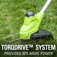 Greenworks 40V Akkumulátoros Fűszegélynyíró, 30cm, 450W, Állítható Fogantyú, Forgatható Fej, Teleszkópos Nyél, 1.65mm Vágószál 4