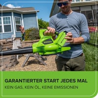 Aspirator și suflantă de frunze cu acumulator Greenworks 40V, cu motor fără perii 5