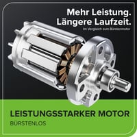 Aspirator și suflantă de frunze cu acumulator Greenworks 40V, cu motor fără perii 4