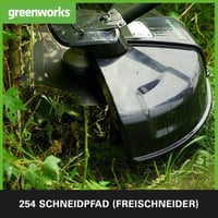 Greenworks GD40BCK2X 40V akumulatorski trimer za travu s motorom bez četkica, širina košnje 40 cm, najlonska nit 2 mm, nož 25 cm, naramenica, 2x40V baterija i punjač 3