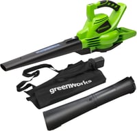 GreenWorks GD40BV 40V Akkus Lombfúvó Porszívó Kefe Nélküli Motorral 280 km/h - 40V, Without battery 1