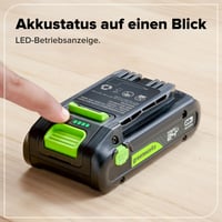 Greenworks PA200 24V 2Ah Li-Ion akumulátor s USB-C konektorom – Nabíjateľná batéria kompatibilná s viac ako 200 nástrojmi Greenworks 24V 5