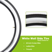 GRELiving 26x1.75 palcový MTB plášť + 26x1.75/2.125 palcová duša AV48mm + 2 ks montážnych pák na horský a mestský bicykel 2