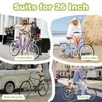 GRELiving 26x1.75 palcový MTB plášť + 26x1.75/2.125 palcová duša AV48mm + 2 ks montážnych pák na horský a mestský bicykel 7