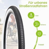 GRELiving 26x1.75 palcový MTB plášť + 26x1.75/2.125 palcová duša AV48mm + 2 ks montážnych pák na horský a mestský bicykel 4