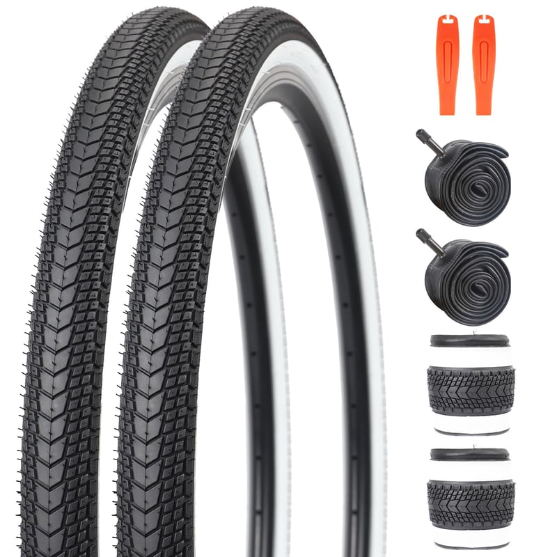 GRELiving 26x1.75 palcový MTB plášť + 26x1.75/2.125 palcová duša AV48mm + 2 ks montážnych pák na horský a mestský bicykel