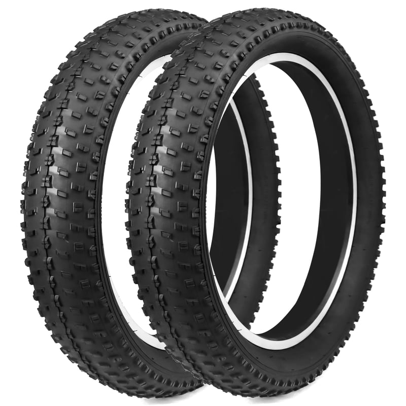 GRELiving plášť na fat bike 24 x 3.0, e-bike, 60 TPI, heavy duty, MTB, na sneh, piesok a do terénu, čierny, 2 ks