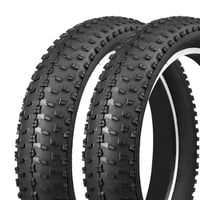 GRELiving plášť na fat bike 24 x 3.0, e-bike, 60 TPI, heavy duty, MTB, na sneh, piesok a do terénu, čierny, 2 ks 2