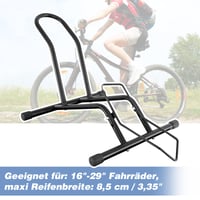 GRELiving Stojan na bicykle, oceľový, nastaviteľný, podlahový stojan na bicykle pre 20-29-palcové MTB, elektrobicykle a cestné bicykle, 2 ks 2