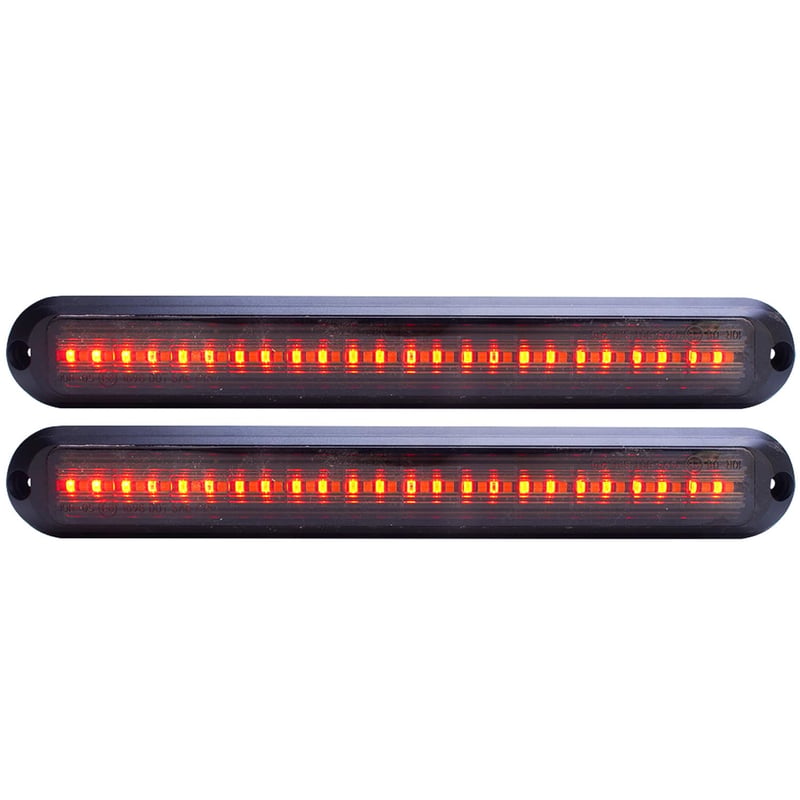 Greluma 12-24V 48 LED Svjetlo za prikolicu Set kočionih svjetala - Crveno-Žuto Multifunkcionalno Vodootporno Stražnje svjetlo za auto, UTV