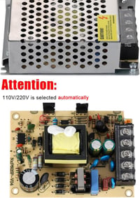 Greluma 12V 5A 60W Tápegység Adapter LED Szalaghoz és Biztonsági Kamerához 3